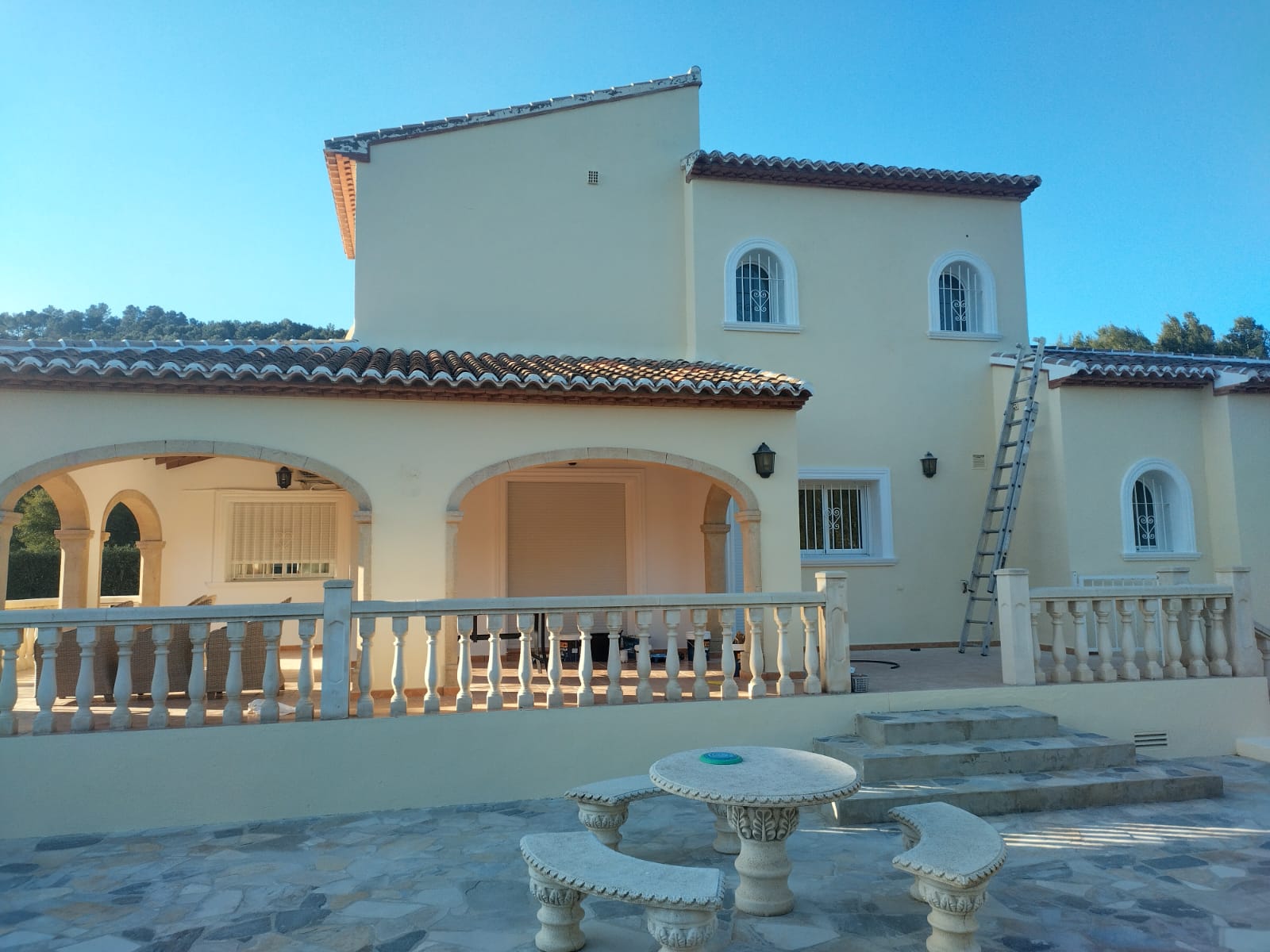 villa painting in Jávea Alicante