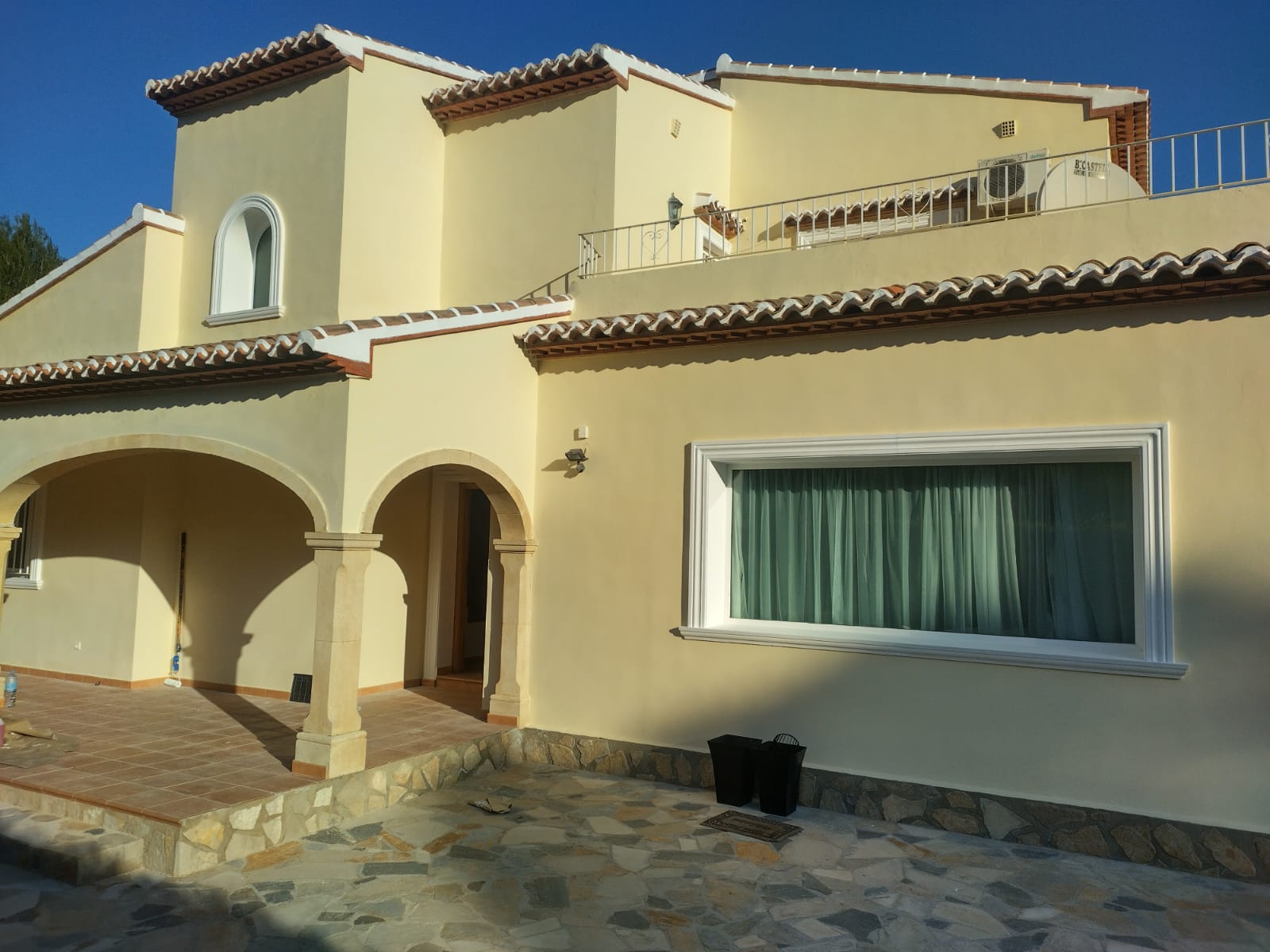 villa painting in Jávea Alicante